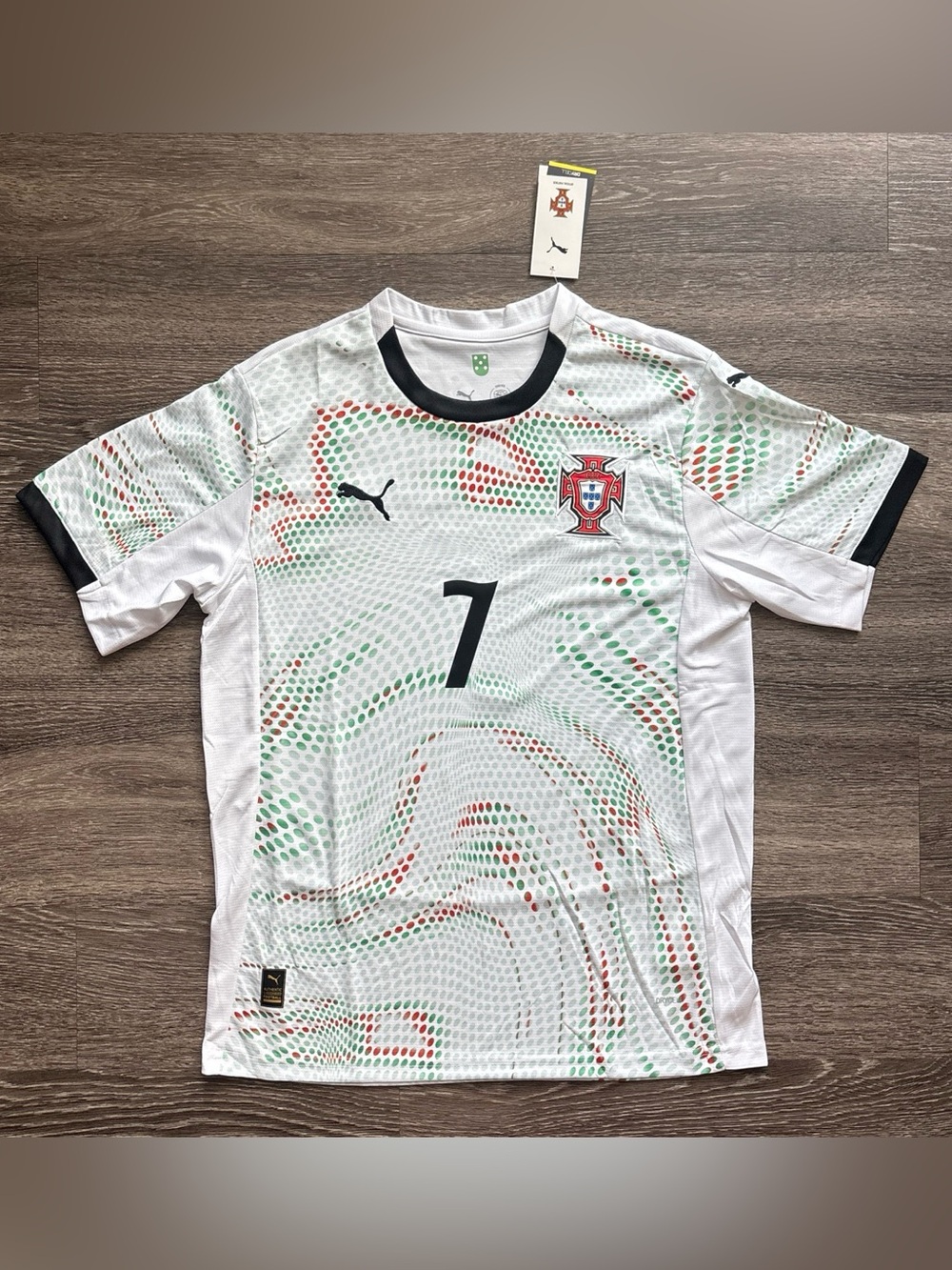 Puma Portugal Ronaldo Soccer Jersey White World Cup 2026 Men’s Size Large